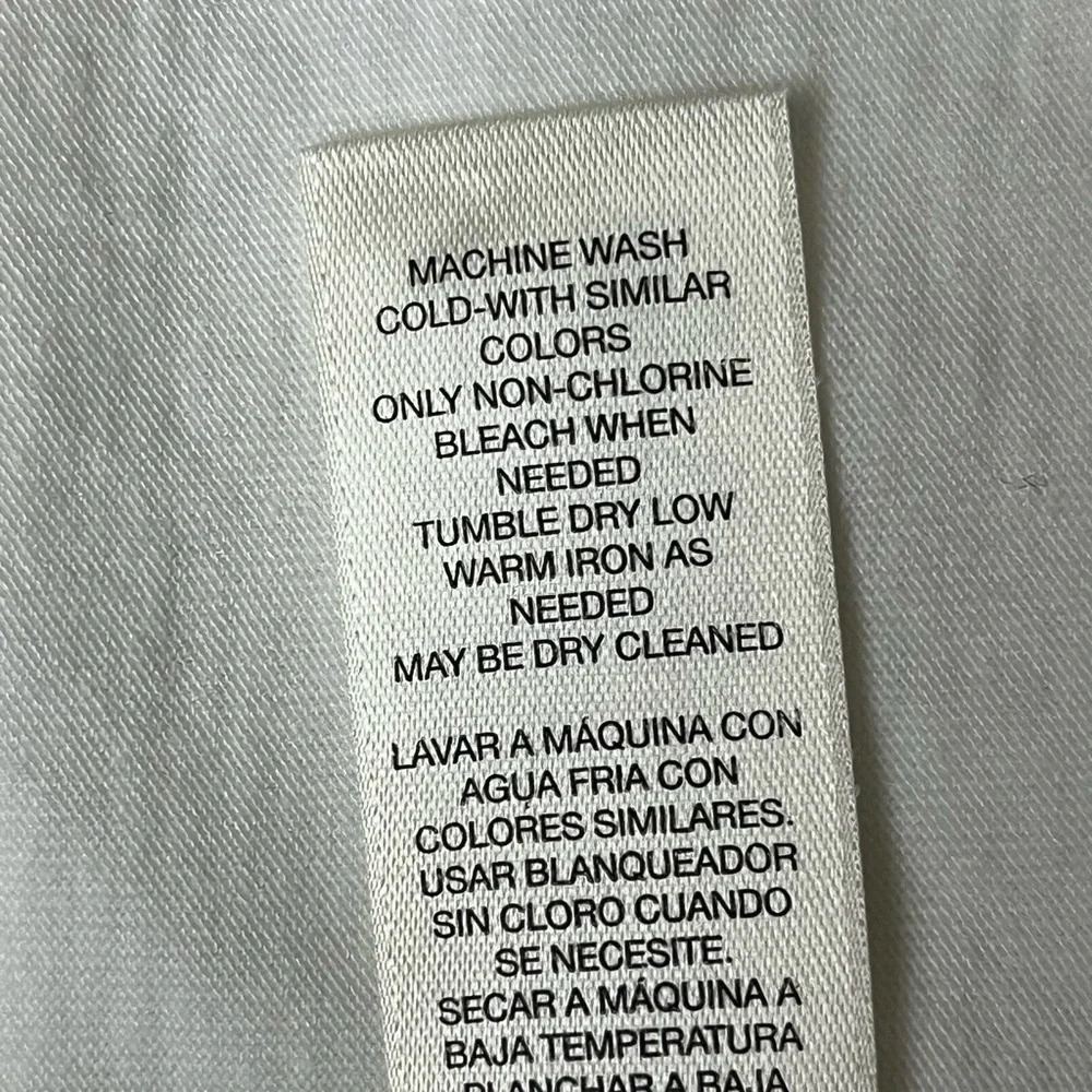 Chico’s White Cotton Slub Lace Hem Tunic Top Women’s 3 (XL) – Boho Modest - Picture 7 of 11